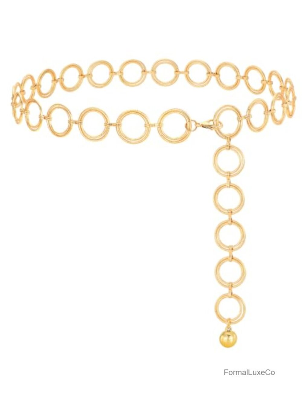 Clunky Link Chain Belt for Women Fashion Waist Chains for Dresses Party